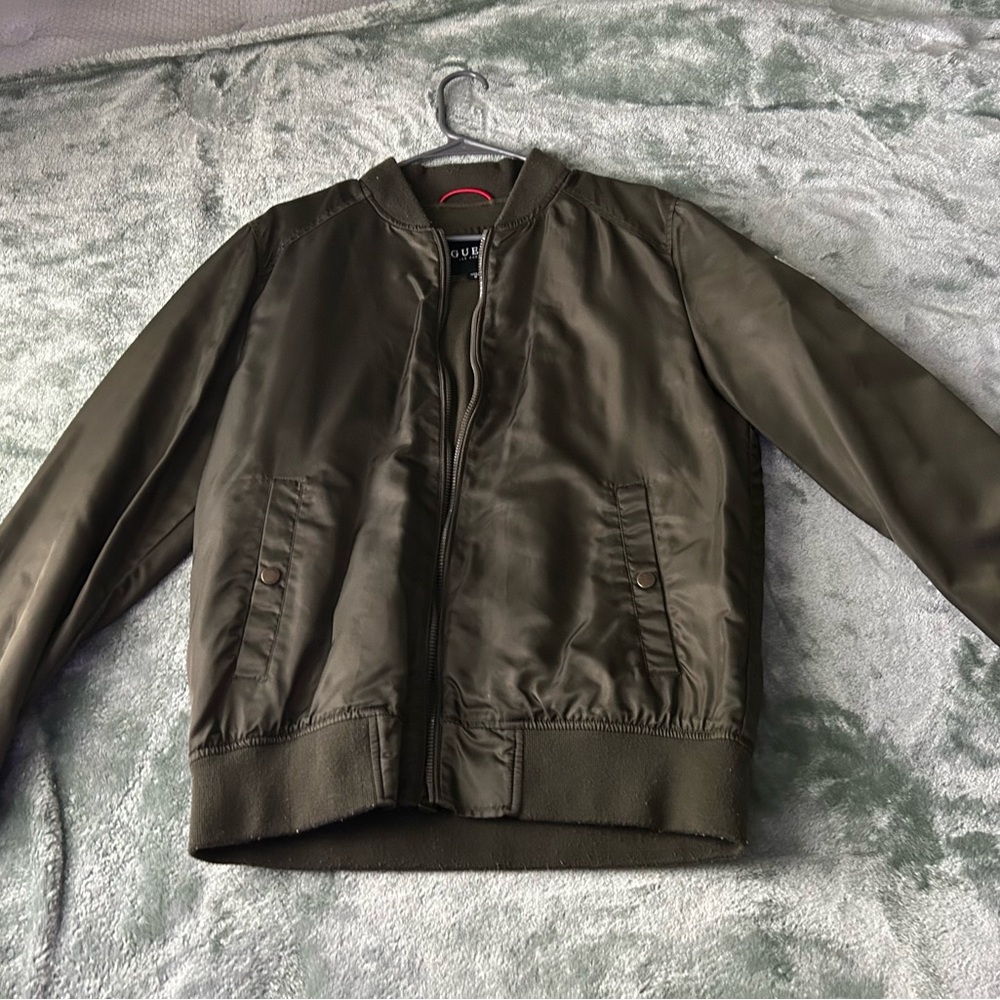 Guess Green Men's Bomber Jacket